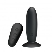 Анальна пробка з вібрацією MR Play Super Rower Remote Control Vibrating Anal Plug, чорна