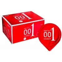 Презервативи Olo 0.01 RED, збуджуючі, з гіалуроновою кислотою, 10 шт — Просмотреть изображение 1