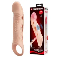 Подовжуюча насадка на пеніс PRETTY LOVE Penis Sleeve BRAD — Просмотреть изображение 1