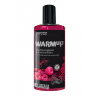 Масажна олія Warmup Raspberry, із зігрівальним ефектом, малина, 150 мл