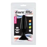 Анальна пробка LoveToy Small Anal Plug, силіконова, чорна — Просмотреть изображение 1