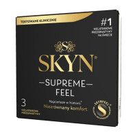 Презервативи SKYN Supreme Feel, ультратонкі, безлатексні, 3 шт