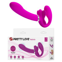 Вібратор-страпон без ремінців Pretty Love Strapless, фіолетовий