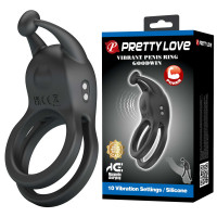 Ерекційне кільце Pretty Love Goodwin Vibrating Double Penis Ring