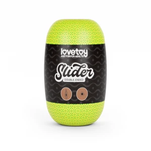 Подвійний мастурбатор вагіна анус SLIDER DOUBLE-ENDED Brown