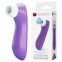 Вібратор з вакуумною стимуляцією клітора Sucking pleasure stimulato Breezer - Purple