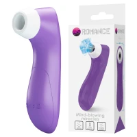 Вібратор з вакуумною стимуляцією клітора Sucking pleasure stimulato Breezer - Purple — Переглянути зображення 1