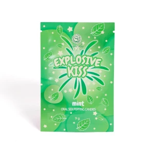 Вибухонебезпечні кристали цукру MINT POPPING CANDIES
