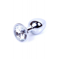 Анальна пробка B - Series Plug-Jewellery Silver PLUG- Clear