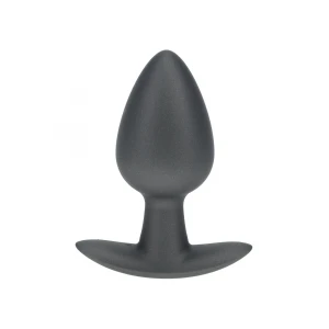 Анальна пробка Smooth Silicone Anal Plug - Medium - 3.1 / 7,9 cm - Gunmetal