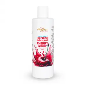 Водний лубрикант 2в1 для інтимної близькості та масажу MyLove Aroma Series Cherry (Вишня), 300 мл