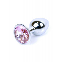 Анальна пробка Jewellery Silver PLUGPink