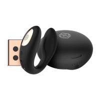 Вібратор osy Gold – C-Shape Vibrator with Luxury Charging Case – Black