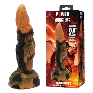 Фалоімітатор Power Monsters Tyrannosaurus – 20.5 cm Rippled Monster Silicone Dildo