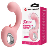 Вібратор PRETTY LOVE Erynnyes, силікон, рожевий, 10 режимів вібрації та 5 режимів стимуляції