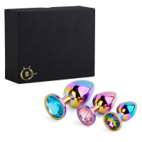 Набір плагів Jewellery Multicolor PLUG SET, різнокольоровий