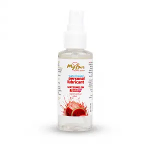 Водний лубрикант 2 в 1 для інтимної близькості та масажу MyLove Aroma Series Watermelon, 50 мл