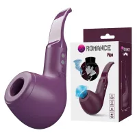 Вібратор PRETTY LOVE Romance Pipe Purple, силікон, фіолетовий, вакуумна стимуляція — Переглянути зображення 1