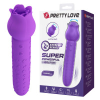 Вібратор-кролик PRETTY LOVE All Rounder Dual-Action, силікон, фіолетовий, подвійна стимуляція