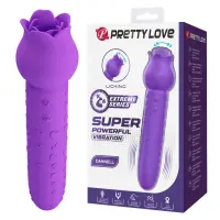 Вібратор-кролик PRETTY LOVE All Rounder Dual-Action, силікон, фіолетовий, подвійна стимуляція — Переглянути зображення 1