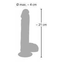 Вібратор з пульсацією Medical Silicone Vibrator, тілесний — Просмотреть изображение 4