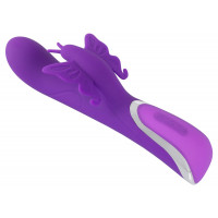 Вібратор кролик Sweet Smile Rechargeable Rotating, фіолетовий — Просмотреть изображение 6