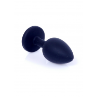 Анальна пробка Jawellery Black Silikon PLUG SmallPink Diamond — Просмотреть изображение 3