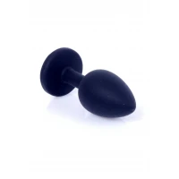 Анальна пробка Jawellery Black Silikon PLUG SmallPink Diamond — Переглянути зображення 3