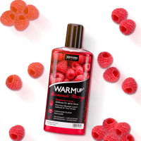 Масажна олія Warmup Raspberry, із зігрівальним ефектом, малина, 150 мл