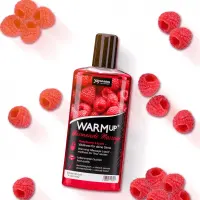 Масажна олія Warmup Raspberry, із зігрівальним ефектом, малина, 150 мл — Переглянути зображення 2