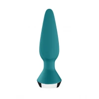 Анальна пробка з вібрацією Satisfyer Plug-ilicious 1, зелена — Просмотреть изображение 5
