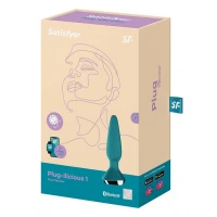 Анальна пробка з вібрацією Satisfyer Plug-ilicious 1, зелена — Просмотреть изображение 6