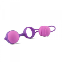 Вагінальні кульки Toyz4lover Palline Bi - Balls Single Purple, фіолетові — Просмотреть изображение 3