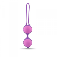 Вагінальні кульки Toyz4lover Palline Bi - Balls Single Purple, фіолетові — Просмотреть изображение 4