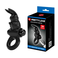 Ерекційне кільце Pretty Love Exciting Ring, чорне — Просмотреть изображение 10