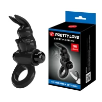 Ерекційне кільце Pretty Love Exciting Ring, чорне — Просмотреть изображение 10