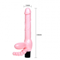 Страпон BAILE - SUPER STRAPLESS DILDO — Переглянути зображення 11