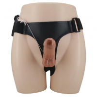 Подвійний страпон BAILE- Ultra Passionate Harness Dual Penis 6,2'' — Просмотреть изображение 3