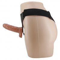 Подвійний страпон BAILE- Ultra Passionate Harness Dual Penis 6,2'' — Просмотреть изображение 6