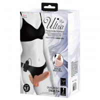 Подвійний страпон BAILE- Ultra Passionate Harness Dual Penis 6,2'' — Просмотреть изображение 7