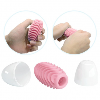 Мастурбатор Pretty Love Passionate Double-Sided Egg, рожевий — Просмотреть изображение 5