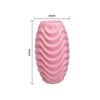 Мастурбатор Pretty Love Passionate Double-Sided Egg, рожевий — Просмотреть изображение 7