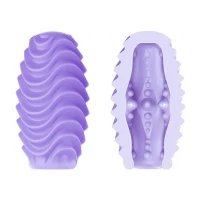 Мастурбатор PRETTY LOVE - Romantic double sided egg PURPLE — Переглянути зображення 3