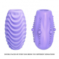 Мастурбатор PRETTY LOVE - Romantic double sided egg PURPLE — Просмотреть изображение 5