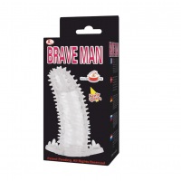 Насадка на член Baile Brave Man, прозора — Просмотреть изображение 7