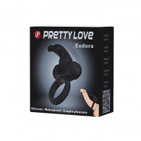 Віброкільце для члена Pretty Love Eudora, чорне — Просмотреть изображение 8