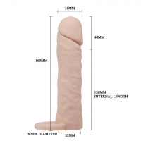 Насадка PRETTY LOVE PENIS SLEEVE MEDIUM — Просмотреть изображение 6