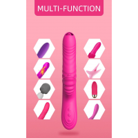 Вібратор Angelia USB 3 functions of thrusting / 20 vibrations Pink — Просмотреть изображение 4