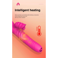 Вібратор Angelia USB 3 functions of thrusting / 20 vibrations Pink — Просмотреть изображение 6