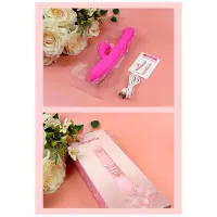 Вібратор Angelia USB 3 functions of thrusting / 20 vibrations Pink — Переглянути зображення 7